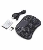 D & Y Mini 2.4Ghz Wireless Touchpad Keyboard with 360 Degree Flip, USB Drive Port Rechargeable