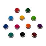 Comet Busters Multicolor Velvet Round Bindi for Women (7mm) (BIN1986) Pack of 1