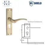 KI SHIELD Gold SS matt + Aluminium - 8''