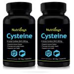 Nutriosys Cysteine 600Mg, 90 Veg Capsules (Pack Of 2)