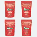 Falero Strawberry Pulpy Fruit Chews 175g | Real Strawberry Pulp | Sweet Candy | Pack of 4