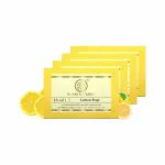 Khadi Natural Lemon Soap Pack Of 4 Soaps - 500 Gm