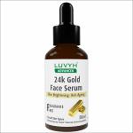 Luvyh 24K Gold Serum with Niacinamide & Hyaluronic Acid, & Skin Brightening 30ML