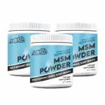 Monch MSM Protein Powder - MSM Powder for Skin And Joint Health Plant-Based Protein-600G(3x200G)