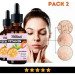 Phillauri Improved Vitamin C Facial serum - For Anti Aging & Smoothening & Brightening Face, 60 ml (Pack of 2)