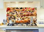 Divinedesigns Multicolor Vinyl Pizza Slice Kitchen Sticker
