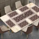Adakriti Creations Unique Table Runner and 6 Placemat Set 