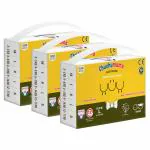 Chuchumama Taped Style Baby Diaper Large (L) Size , 50 count, Combo Pack of 03 with Bubble Bed Technology for Comfort