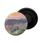 Dhcrafts Multicolor Metal Hungary Budapest Printed Fridge Magnet, 5.8 Cm