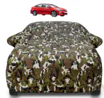 Auto Hub Hyundai Verna Fluidic (Model : 2013-2017) Car Cover with Mirror Pocket and Soft Cotton Lining,Waterproof Hyundai Verna Fluidic (Model : 2013-2017) Car Body Cover, Army Print