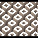 Morphico Cubist Marvel: 3D Square Boxes Wallpaper | Morphico