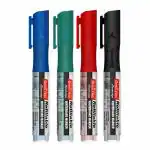 SONI OFFICE MATE Refillable Whiteboard Marker (Cartridge Refill) (Set of 4, Black, Blue, Red, Green)