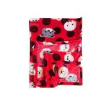 Bumtum Super Soft New Born Baby Blanket | Wrapper Sheet for Baby Boys & Baby Girls | Teddy Pattern Lightweight | Super Comfortable (100cm x 75cm, Red)