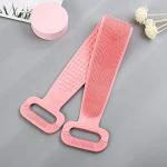 Lichee Silicone Body Back Scrubber for Bathing | Bath Brush Back Cleaner | Scrubber for Bathing | Double Side Body Scrub Brush, Bathing Brush for Men & Women