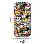 Tweakymod Printed Gta Dope Back Cover For Moto G4 Plus
