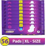 Womanica Premium Quick Absorb Sanitary Pads | XL Size-49 Pads | Pack of 7-Each 7 Pcs Sanitary Pad (Pack of 7)