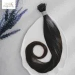 Hair Originals Human Hair extensions -I Tip-Natural Black-100 Strands-18