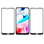 ECMERED Screen Protector With Scratch Protection For Redmi Note 8 With Self Installation Kit (Black) (Pack Of 2)