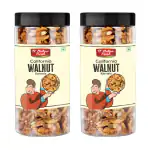 D'nature Fresh California Walnut Kernels (Akhrot Giri) 700g (Pack of 2 - 350g Jar Each)