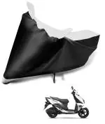 Mockhe Bike Body Cover for Suzuki Avenis , Dustproof UV Protection water resistant Custom Fit Cover-(Black-White )