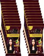 KOKILA Instant Ammonia Free Hair Color Shampoo Enriched with Avocado oil (Burgundy, 10) (150 ml)