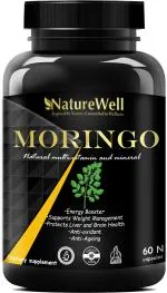 Naturewell Moringa Extract Capsules- Natural Moringa Powder, 60 Tablets