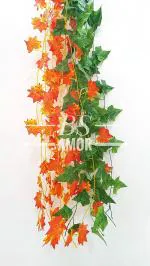 Bs Amor Multicolor Artificial Creeper Wall Hanging 6 Ft (12 Strings)
