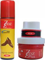 Zedz Combo Of Leather Liquid Polish And Shoe Cream