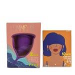 Lemme Be Z Cup and Pantyliners - Reusable Menstrual Cup for Women -Small Size with Pouch, Ultra Soft, Odour and Rash Free, No Leakage, Protection for Up to 6-8 Hours, FDA Approved (Small)