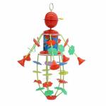RK HUB Jhoomer Merry Go Round Hanging Toy for New Born Baby with Rattles Soothing Sound
