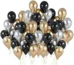 FANEX Solid Happy Birthday Balloon(Pack of 100)