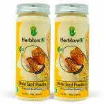 HerbtoniQ 100% Natural Methi Seed Powder(Fenugreek Seed Powder) For Face Pack And Hair Pack 150g (Pack of 2)
