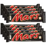 Mars Premium Chocolate Bar, Rich Fusion of Light Nougat and Smooth Caramel, 51g (Pack of 8)