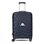 Goblin Hitter Luggage Bag with Tsa Lock, Trolley Bags for Travel, Polypropylene Hard Sided 4 Wheels 360 Degree Wheeling Suitcase, 80 Liters Travelers Bag Blue - 3 Years Warranty (Medium)