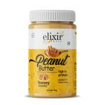 ELIXIR WELLNESS Honey Peanut Butter - Crunchy - 1Kg