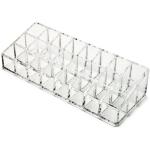 UTTARZONE Acrylic 24 Lipstick Tray Cosmetic Organizer Stand Display Holder Lipstick Stand Vanity Box