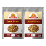 Ghotaram Besan Java Nuts Ready to Eat Nut Cracker Namkeen Tasty Peanuts with Masala Coated | Crispy Peanuts Moongfali Daane | Chemical Free Spicy Healthy Indian Snacks-150g*2Pack