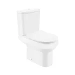 JAQUAR DISABLED FRIENDLY Range One Piece Rimless Floor Mounted Western Comodes (White) | 390x610x800mm, Soft Close,Exposed Flush Tank, Western Toilet / Water Closet For Bathroom | DIS-WHT-93753P180UF