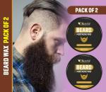 KURAIY 100 % Pure Stronghold Styling Hair & Beard Wax | Instant Style Beard Wax for Men Hair Wax (100 g)