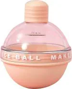 Kayru Ice Ball Mold, Silicone Spherical Reusable Ice Ball Maker for Coffee Beverage Cold Drink Making DIY Home Kichen (PACK OF 1, MULTI COLOR)