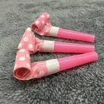 Grand Shop Pink Polka Dot Party Blowouts Whistles