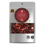 100% Natural Dried Hibiscus Leaves, Organic Dried Hibiscus Flower Tea, Hibiscus Flowers Petals Whole, Sabdariffa, Rosella Flower, Hibiscus tea for Weight Loss