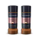 Davidoff Crema Intense Smooth and Rounded Instant Coffee 200 g (100 g X 2 Bottles)