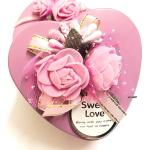 Welltone Heart Shaped Tin Box for for Multipurpose Use. Useful for storing small stuff like small jewellery, Medicine, Pills, pen drives, candies, Keys, Earphones, Small Cords, Coins etc. Storage Box.