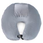 Cherilo Multipurpose 5 in 1 Baby Feeding Pillow with Premium Removable Velvet Cover - Grey
