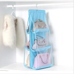 Tallin Hanging Handbag Organizer Dust-Proof Storage Holder Bag Wardrobe Closet for Purse