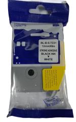 HAIDERY HARDWARE AUTM Haidery Multicolour Compatible for Brother Tze S-231 Strong Adhesive Laminated Label Tape Black on White, (Black on White) (12mmW)