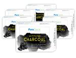PuraGenic Activated Charcoal Bath Soap for men and women, 75gm - Combo Pack of 6