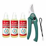 ROOTFUEL Premium Plant Growth Enhancer Set with Organic Nutrients - Fast Acting Formula for Healthy Roots & Lush Foliage, Includes Ergonomic Pruning Shears - Perfect Gardening Gift for Green Thumbs
