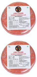 Joytoss Beetroot Tortilla Wrap, 25 Pcs (Pack Of 2)